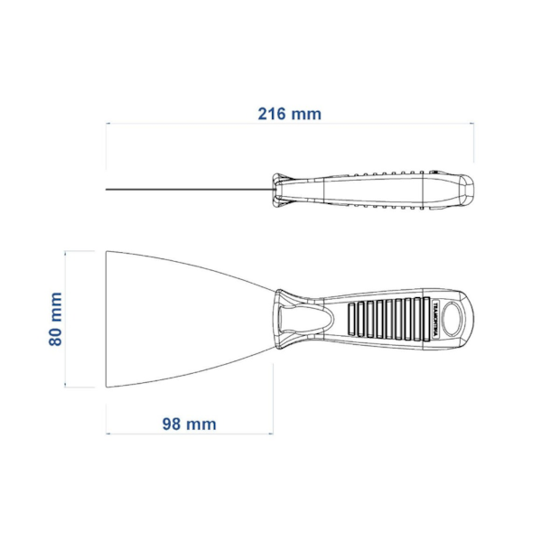 Espátula Metálica 8mm com Cabo Plástico 77396085 TRAMONTINA-174689c3-79a0-4435-88ae-c990e5722860