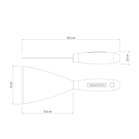 Espátula Metálica com Cabo de Madeira 10cm 77394105 TRAMONTINA-25926545-ff6c-4b79-988b-b7e8c5c105a7