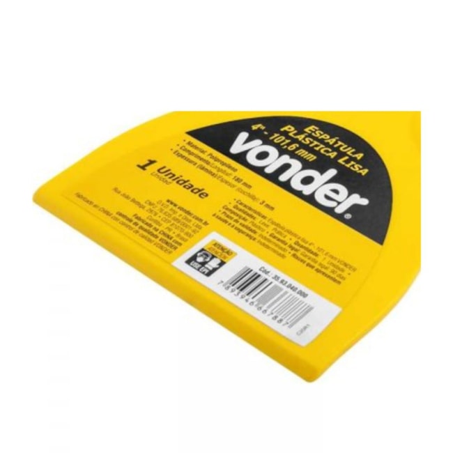 Espatula Plastica Lisa Cabo Plastico 101.6mm 3593040000 VONDER-230adc39-7fb8-4b52-8712-3c987edfc31b