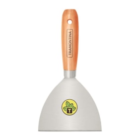 Espátula Rígida Metálica de 12cm com Cabo de Madeira 77394125 TRAMONTINA