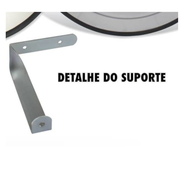 Espelho Convexo 80cm x 80cm Panorâmico Borracha 612 VISION-cf6cf8d9-080a-465e-bfa5-1b5836eef17c