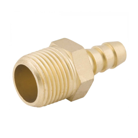 Espigão Rosca Macho 1/4