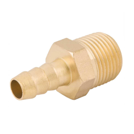 Espigão Rosca Macho 1/4