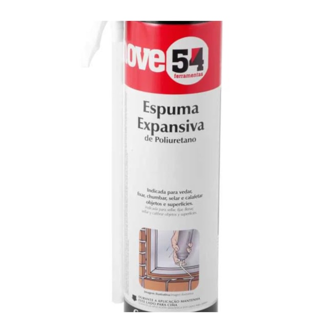 Espuma Expansiva de PU 340 Gramas 500ML 1690340500 NOVE54-6adf149e-154e-4d32-a426-4dfd925bc1b6