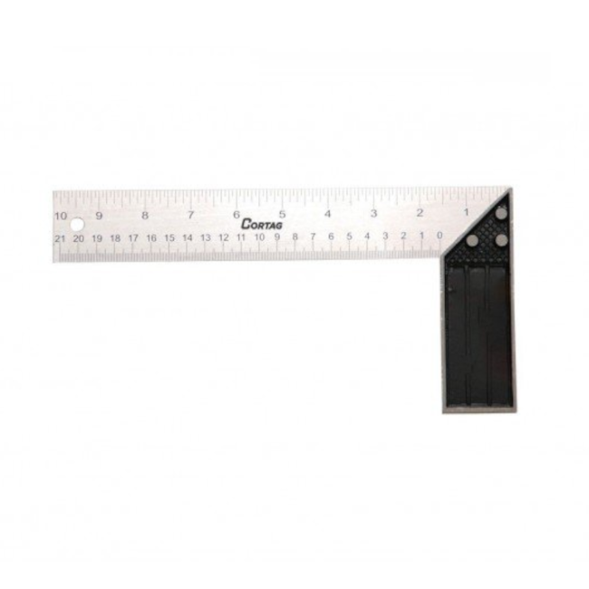 Esquadro Aço Inox 250mm/10