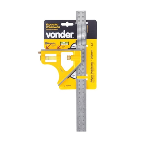 Esquadro Combinado 300mm 3550212000 VONDER-397267c2-9776-4c36-a4bf-773d3e700b26