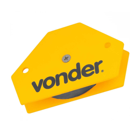 Esquadro Magnético para Solda 10kg 30/45/60/75/90º 3599010100 VONDER