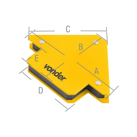 Esquadro Magnético para Solda 120mm 10kg 3599010000 VONDER-8f64b0bf-6497-4449-9f79-33d7d25f6540