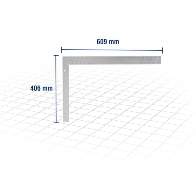 Esquadro Metálico 24