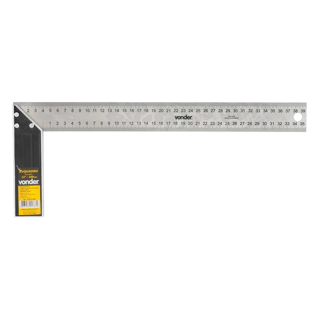 Esquadro para Carpinteiro com Cabo de Alumínio 14