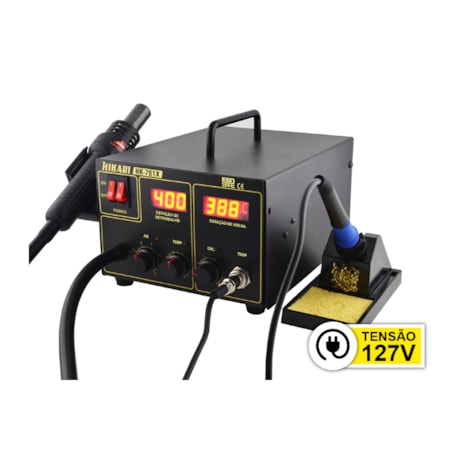 Estação Conjugada Digital para Solda/Retrabalho 127V HK-701X HIKARI-f2646936-db81-46a7-9600-016a404ce43f