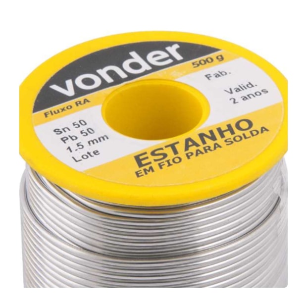 Estanho em Fio 1.5mm 50x50mm 500G 7451505015 VONDER-3a68415d-f72e-4caf-be1e-6414396b89f9