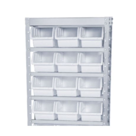 Estante de Inox com 27 Caixas Número 5 Branco EI27/5B MARCON-29931cfd-7869-450f-9265-da8960933984