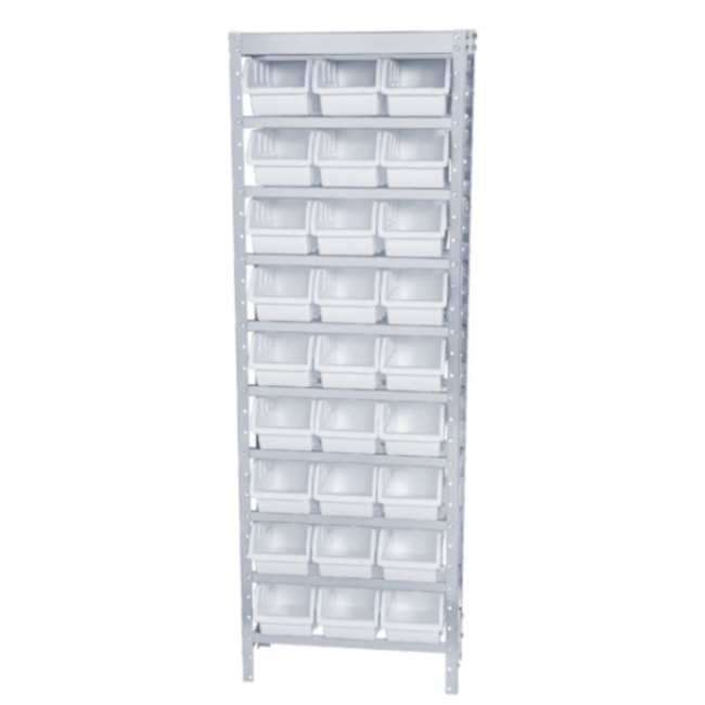 Estante de Inox com 27 Caixas Número 5 Branco EI27/5B MARCON-190076cd-0b92-49e2-b74d-cf6d45998fd0