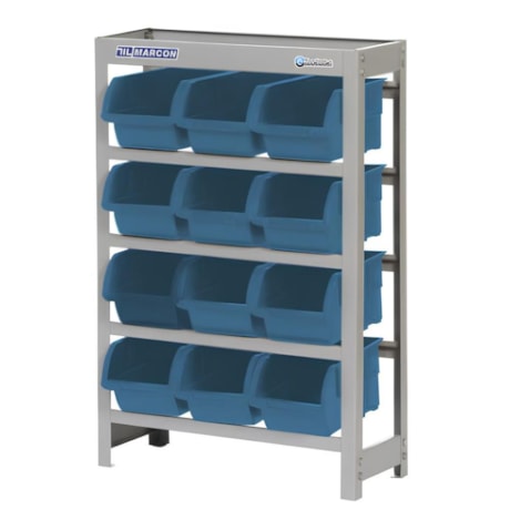 Estante de Porta Componentes com 12 Caixas Número 5 EP12/5A MARCON-9fc7c4c1-4bee-4a97-bf1a-af27c1622d98