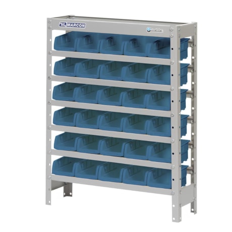 Estante de Porta Componentes com 30 Caixas Número 3 EM30/3A MARCON-400225eb-c365-4c97-a618-ed3be2a693ab