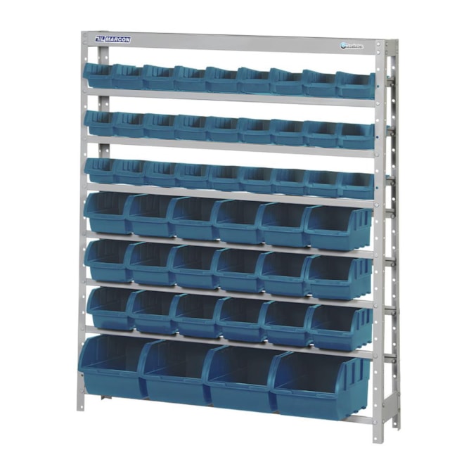 Estante de Porta Componentes com 49 Caixas Número 3/5/7 EF49A MARCON-5be1515f-4dbb-4f70-b93e-37001d63ef06
