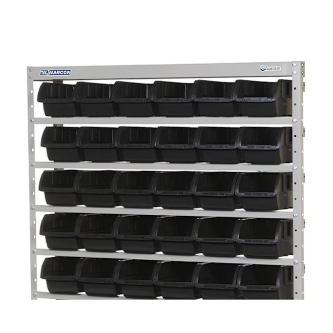 Estante de Porta Componentes com 54 Caixas Número 5 EF54/5P MARCON-826cb853-fbce-49aa-8b6d-fd574eafc6af