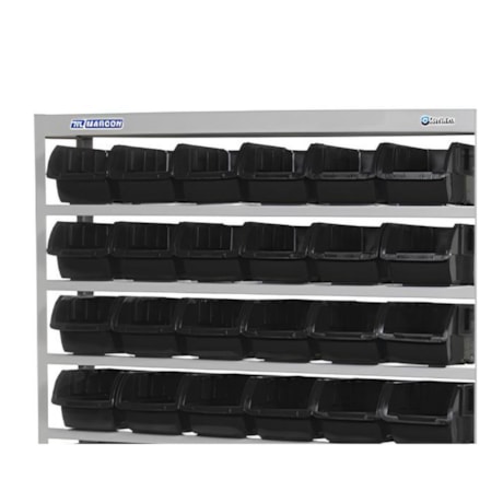 Estante de Porta Componentes com 54 Caixas Número 5 EP54/5P MARCON-aa8ff0f3-54fd-4dc7-a07f-cf830f4f2604