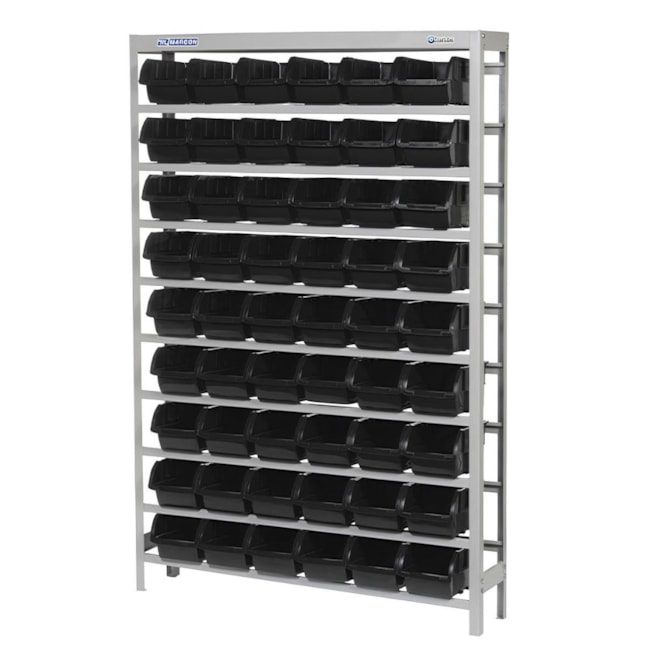 Estante de Porta Componentes com 54 Caixas Número 5 EP54/5P MARCON-02792720-4098-4016-ab1c-b8baae91175b