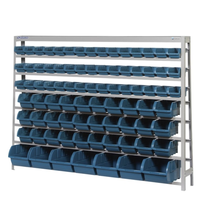 Estante de Porta Componentes com 82 Caixas Números 3/5/7 EP82A MARCON-77926bdc-1650-491b-ba91-4ab44d89eecf