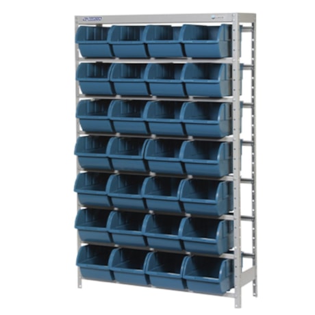 Estante Desmontável com 28 Caixas Número 7 Azul EF28/7A MARCON-e42ea017-ba5f-4d07-af10-d72e859afaf5