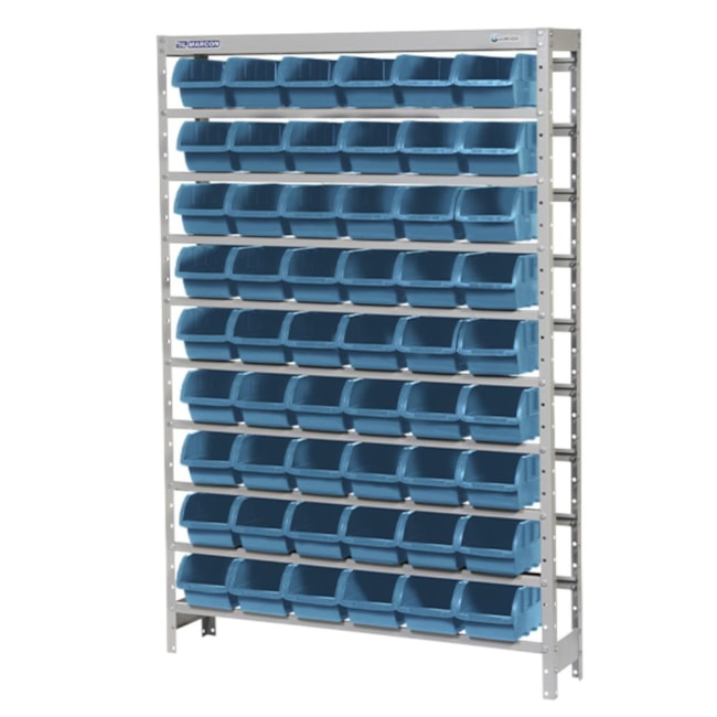 Estante Desmontável com 54 Caixas Número 5 Azul EF54/5A MARCON-4b259e09-d568-4439-9f1d-bcd8da441476