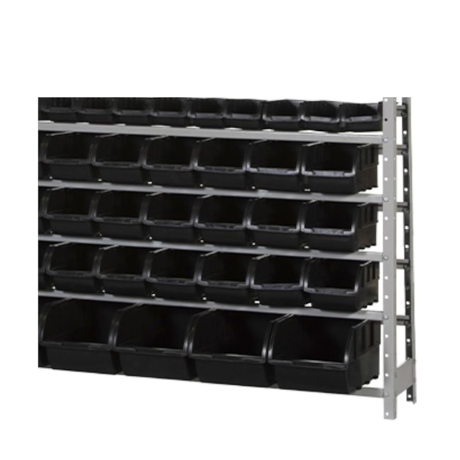 Estante Desmontável com Caixas Números 3/5/7 Pretas EM82P MARCON-66ee22ec-7916-44d1-90cb-9dcdcbba3b6b