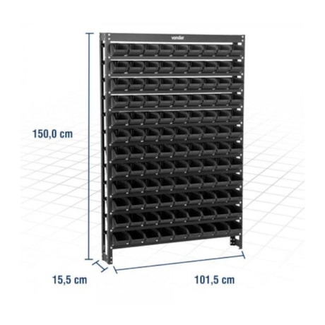 Estante Metálica 108/3 Preto 6127108371 VONDER-3f039081-c1cb-4679-bc03-3e004a836174