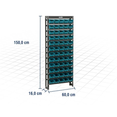 Estante Metálica 60/3 Azul 6127060311 VONDER-e25cab30-4ff5-47fd-9342-af28e401dd3b