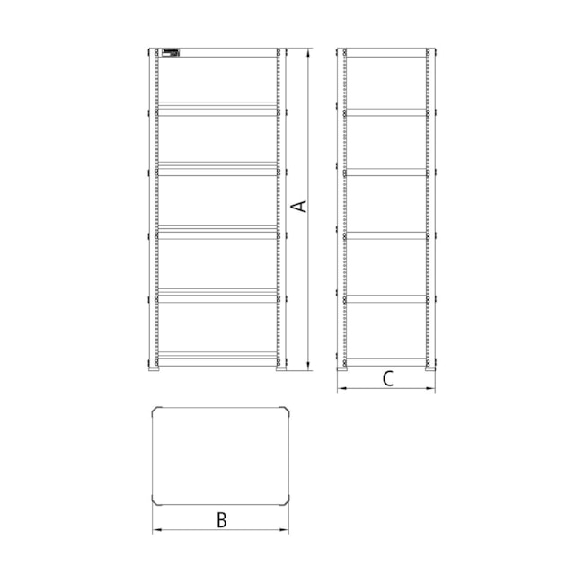 Estante Metálica com 5 Prateleiras 44956401 TRAMONTINA PRO-1b3b3118-3972-4a0b-a6c0-735abc4227d3