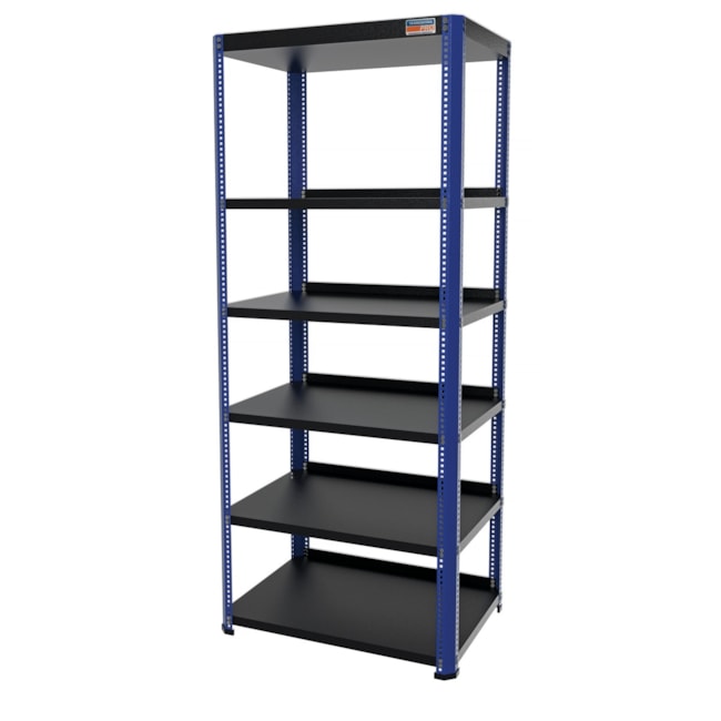 Estante Metálica com 6 Prateleiras Azul 44956/202 TRAMONTINA PRO-725fd411-d85f-4a31-ba3f-c0f3f1be5f8d
