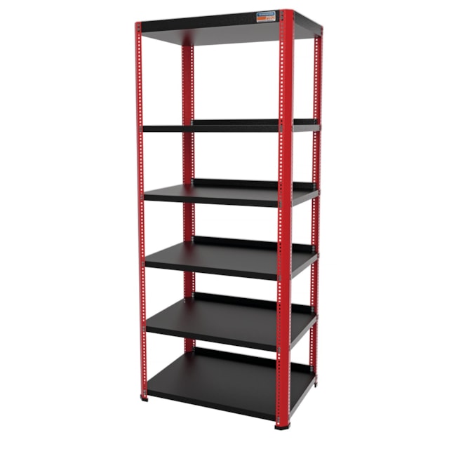 Estante Metálica com 6 Prateleiras Vermelho 44956/302 TRAMONTINA PRO-cb60298d-1511-4cba-9cba-07f828cf391d