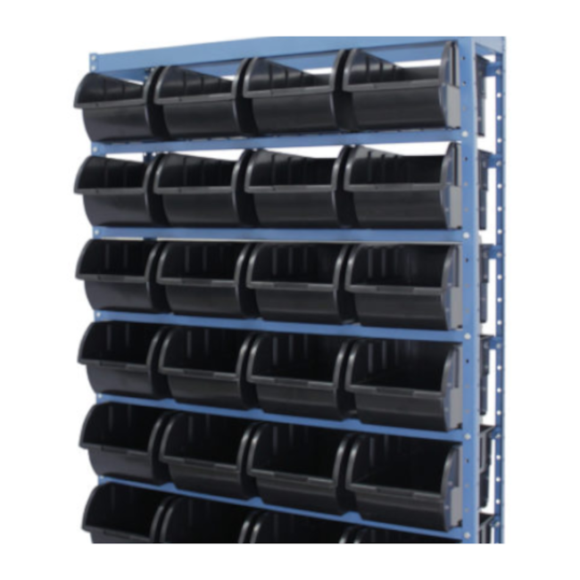 Estante para Componentes com 38 Caixas Preto NE28/7P NOCRAM-3aaf6668-5277-4d5b-94d7-95000befb069