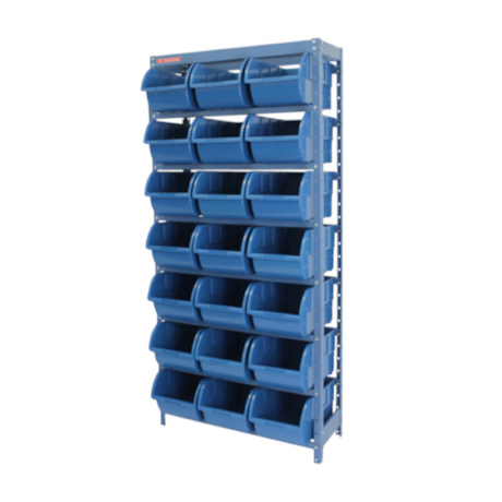 Estante Porta Componentes 21 Caixas Azul NE21/7A NOCRAM-a6937f3c-26d2-4f83-81ca-9e6b2a94d04d