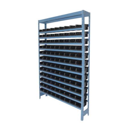 Estante Porta Componentes com 108 Caixa Preto NE108/3P NOCRAM-0f973b4c-d651-42be-995b-a966a1e1bc8a