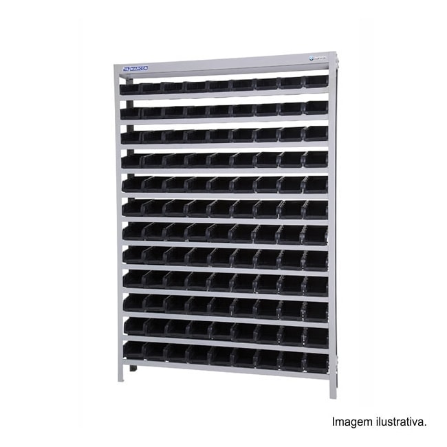 Estante Porta Componentes com 108 Caixas Azuis Número 3 EF108/3A MARCON-bcf1339e-b26d-4d8e-a8e6-5211b9716ab3