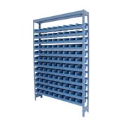 Estante Porta Componentes com 108 Caixas Azul NE108/3A NOCRAM