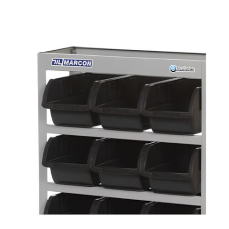 Estante Porta Componentes com 12 Caixas Número 5 EP12/5P MARCON-e2006711-294e-4323-8858-5e4cd0335499