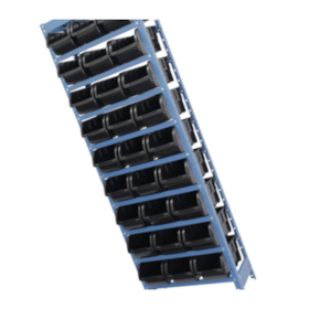 Estante Porta Componentes com 27 Caixas Preto NE27/5P NOCRAM