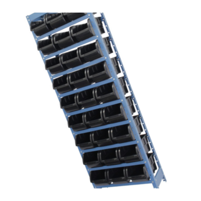 Estante Porta Componentes com 27 Caixas Preto NE27/5P NOCRAM-2903948a-af8e-4f9a-af19-f20bf366da47