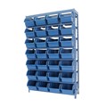 Estante Porta Componentes com 28 Caixas Azul NE28/7A NOCRAM