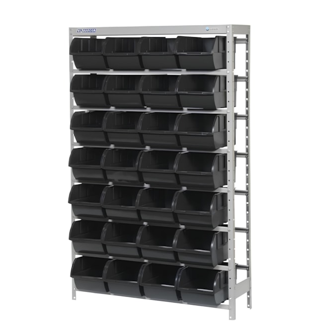 Estante Porta-Componentes com 28 Caixas EF28/7P MARCON-f2dcadd2-90c9-43d3-a08a-17f6321738b1