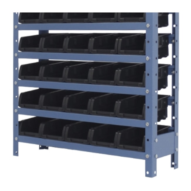 Estante Porta Componentes com 30 Caixas Preto NE30/3P NOCRAM-c6f9f113-b847-4c1a-b2f1-656183b96b6b