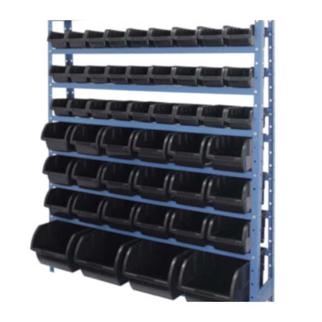 Estante Porta Componentes com 49 Caixas Preto NE49P NOCRAM-f5633735-306e-4897-a424-f240879c1c36