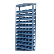 Estante Porta Componentes com 60 Caixas Azul NE60/3A NOCRAM