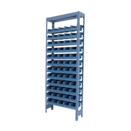 Estante Porta Componentes com 60 Caixas Azul NE60/3A NOCRAM