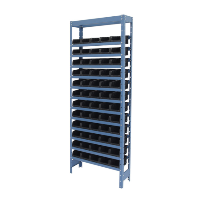 Estante Porta Componentes com 60 Caixas Preto NE60/3P NOCRAM-de11433e-9422-41b0-9f16-847c1359b6fb