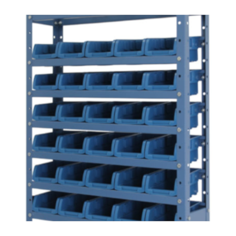 Estante Porta Componentes com Encaixe 30 Azul NE30/3A NOCRAM-49bc6a55-6009-44d3-8f32-d1bfa5917355