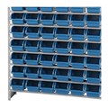 Estante Porta Componetes com 54 Caixas Azul Numero 5 EP54/5A MARCON